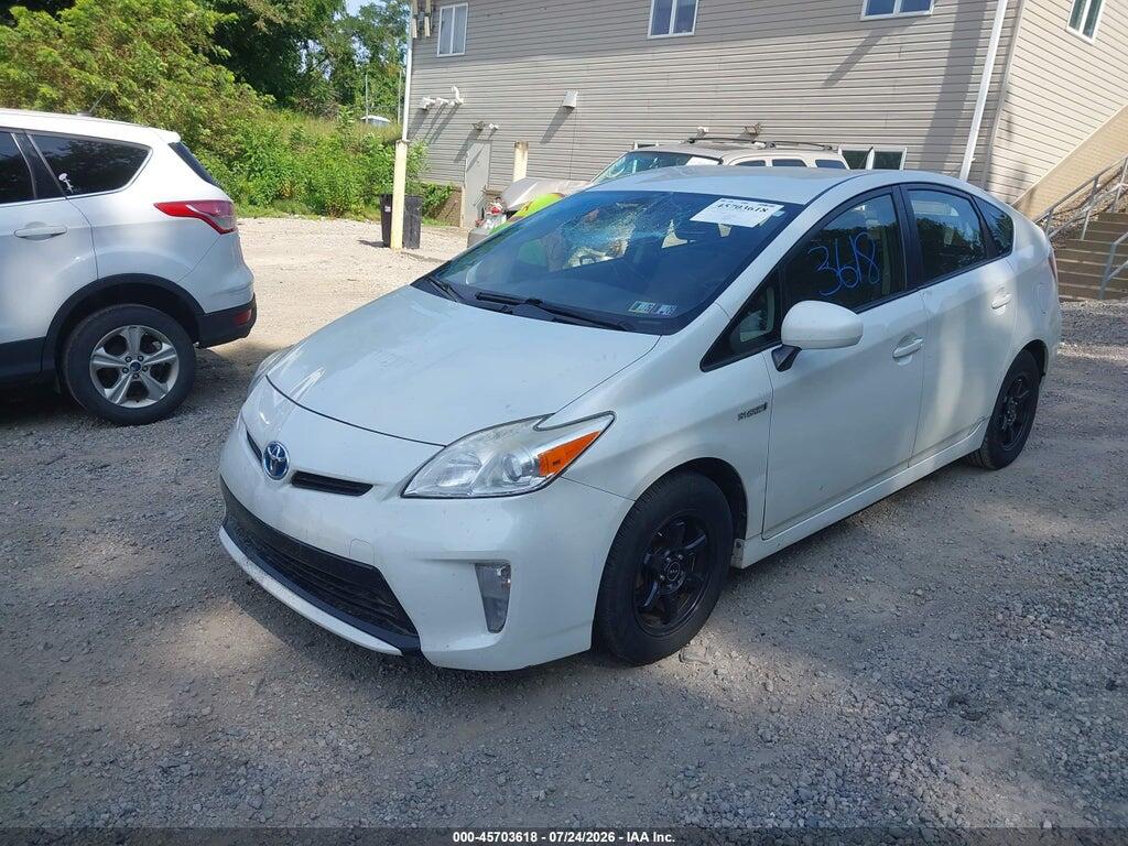 JTDKN3DU0F1923333 2015 TOYOTA PRIUS photo no. 2