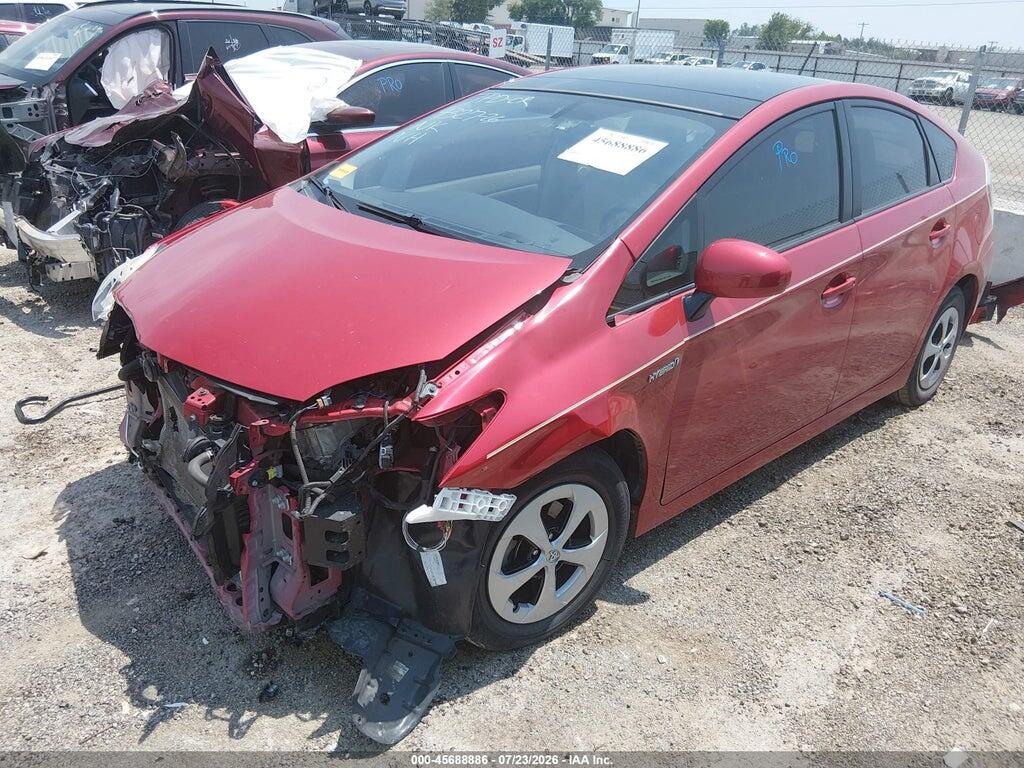 JTDKN3DU3F1990895 2015 TOYOTA PRIUS photo no. 2