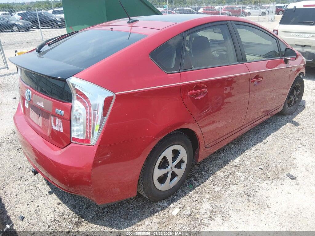 JTDKN3DU3F1990895 2015 TOYOTA PRIUS photo no. 4