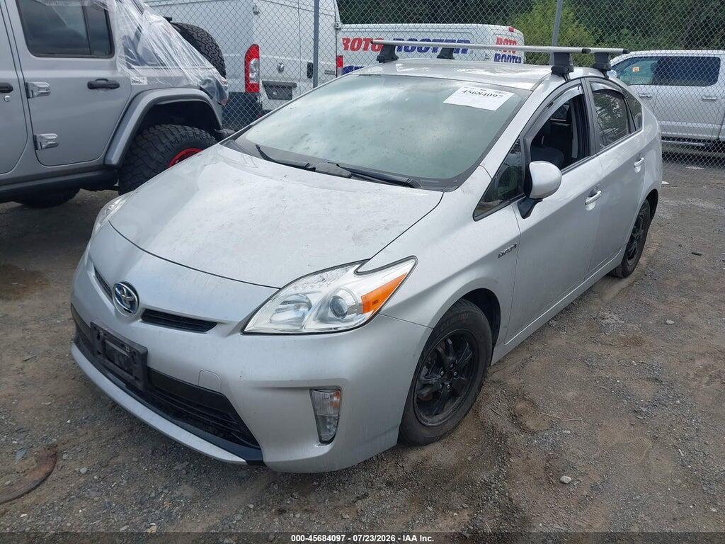 JTDKN3DU2F1894837 2015 TOYOTA PRIUS photo no. 2
