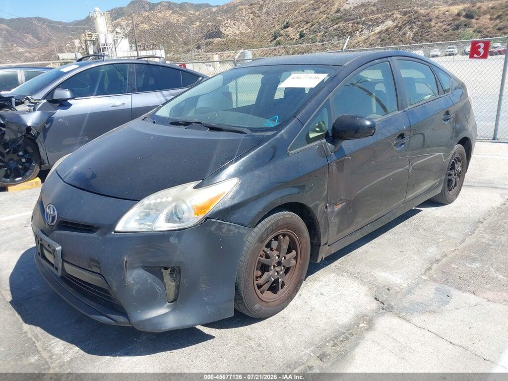 JTDKN3DU9F0423080 2015 TOYOTA PRIUS photo no. 2