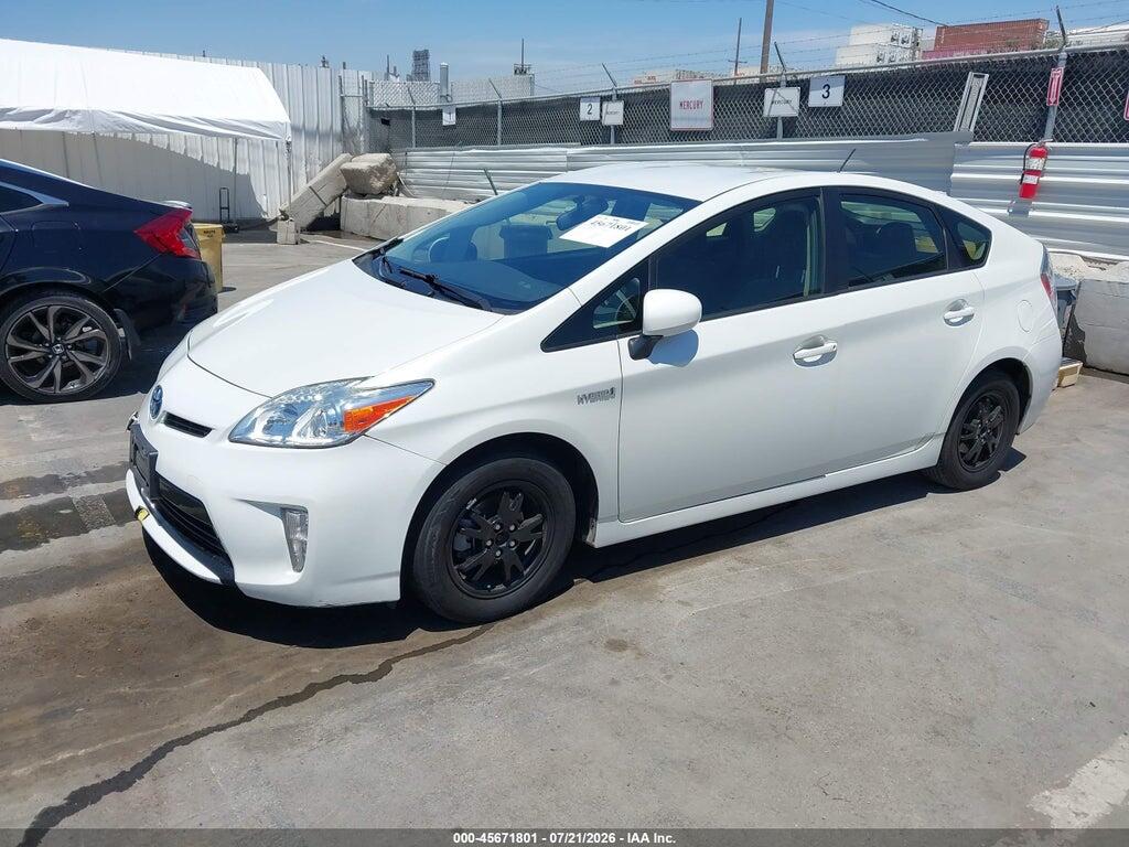 JTDKN3DU9F0469962 2015 TOYOTA PRIUS photo no. 2
