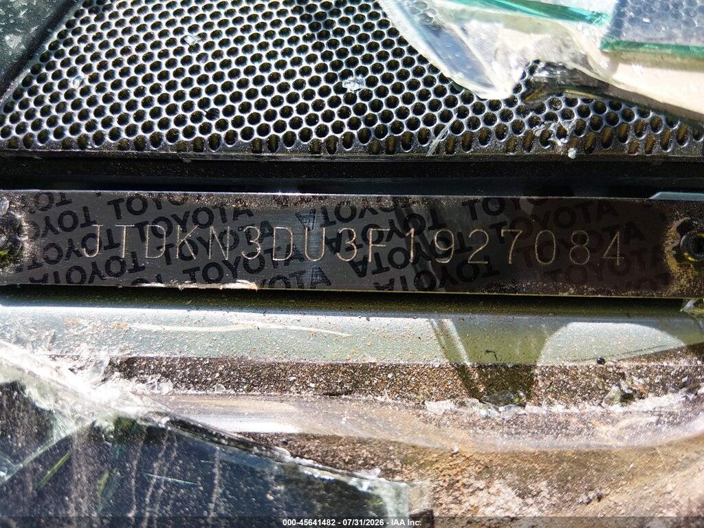 JTDKN3DU3F1927084 2015 TOYOTA PRIUS photo no. 9