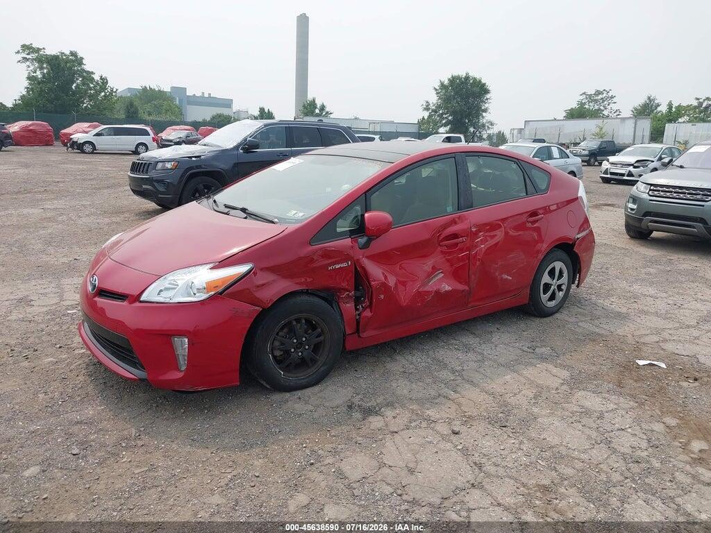 JTDKN3DU8F1893692 2015 TOYOTA PRIUS photo no. 2