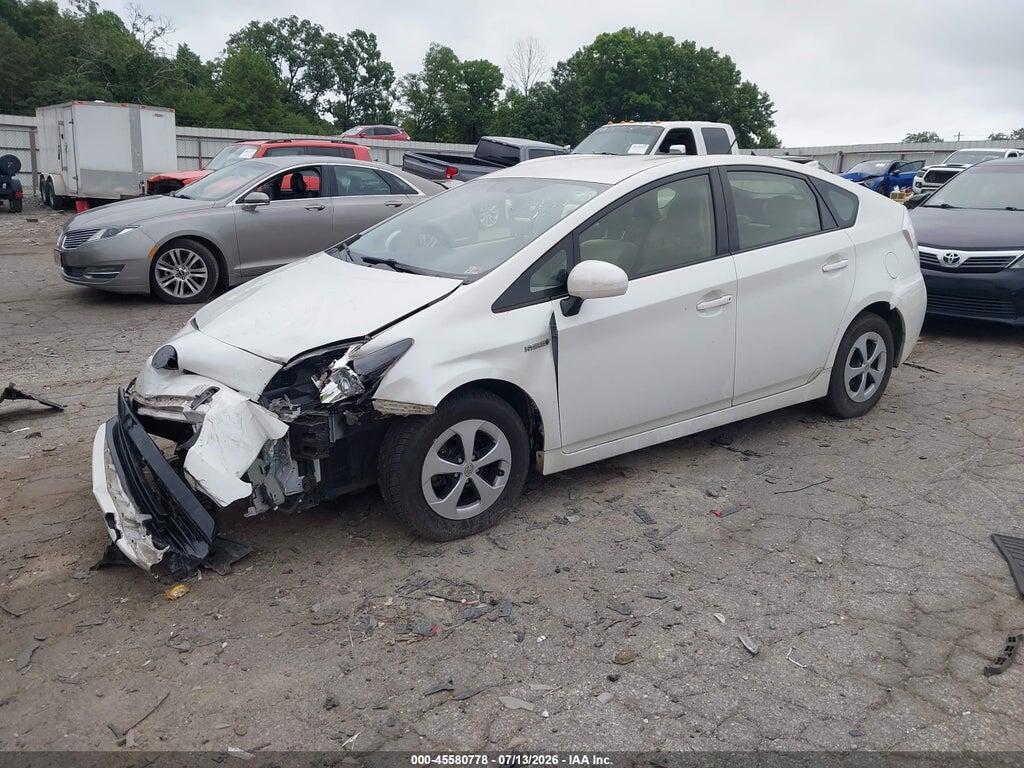 JTDKN3DU4F0467956 2015 TOYOTA PRIUS photo no. 2