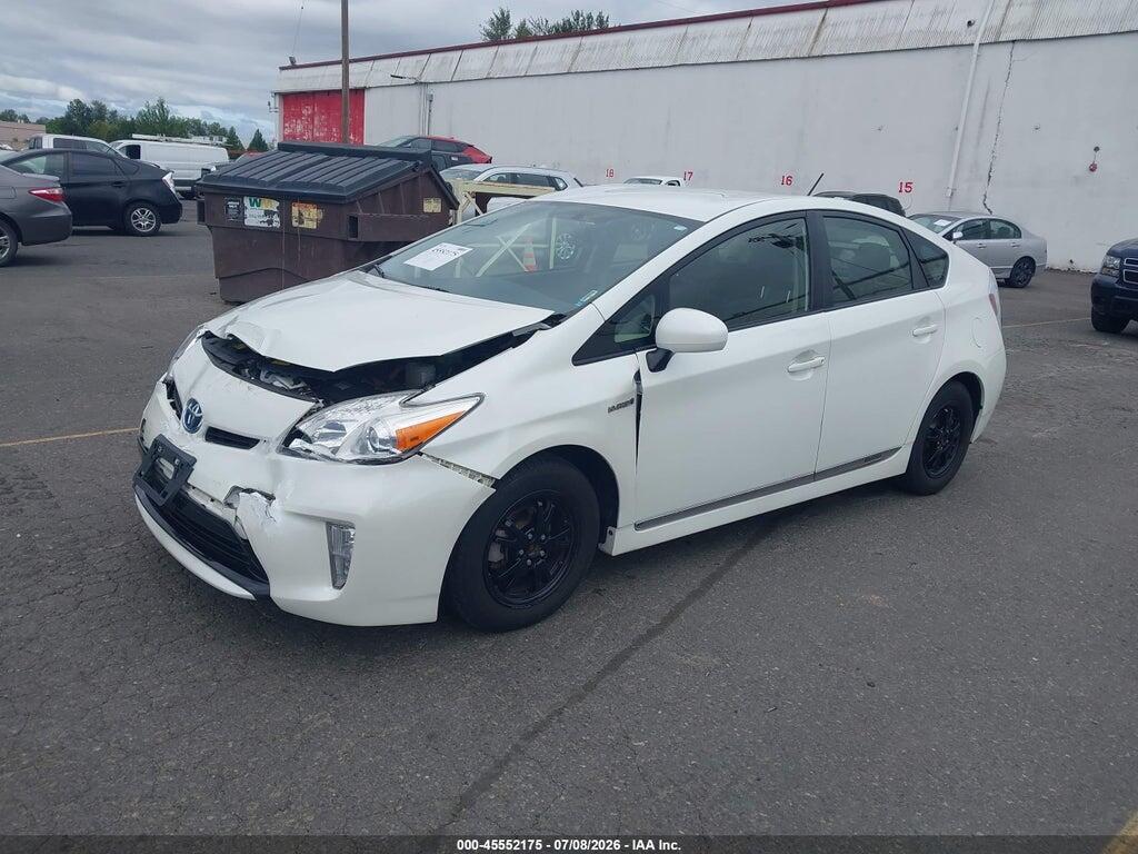 JTDKN3DU9F1878571 2015 TOYOTA PRIUS photo no. 2