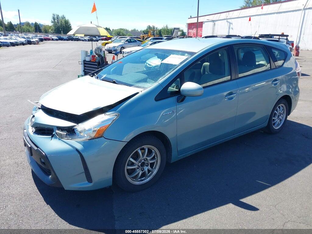 JTDZN3EUXFJ033693 2015 TOYOTA PRIUS V photo no. 2