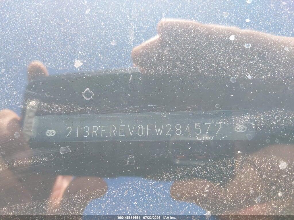 2T3RFREV0FW284572 2015 TOYOTA RAV4 photo no. 9