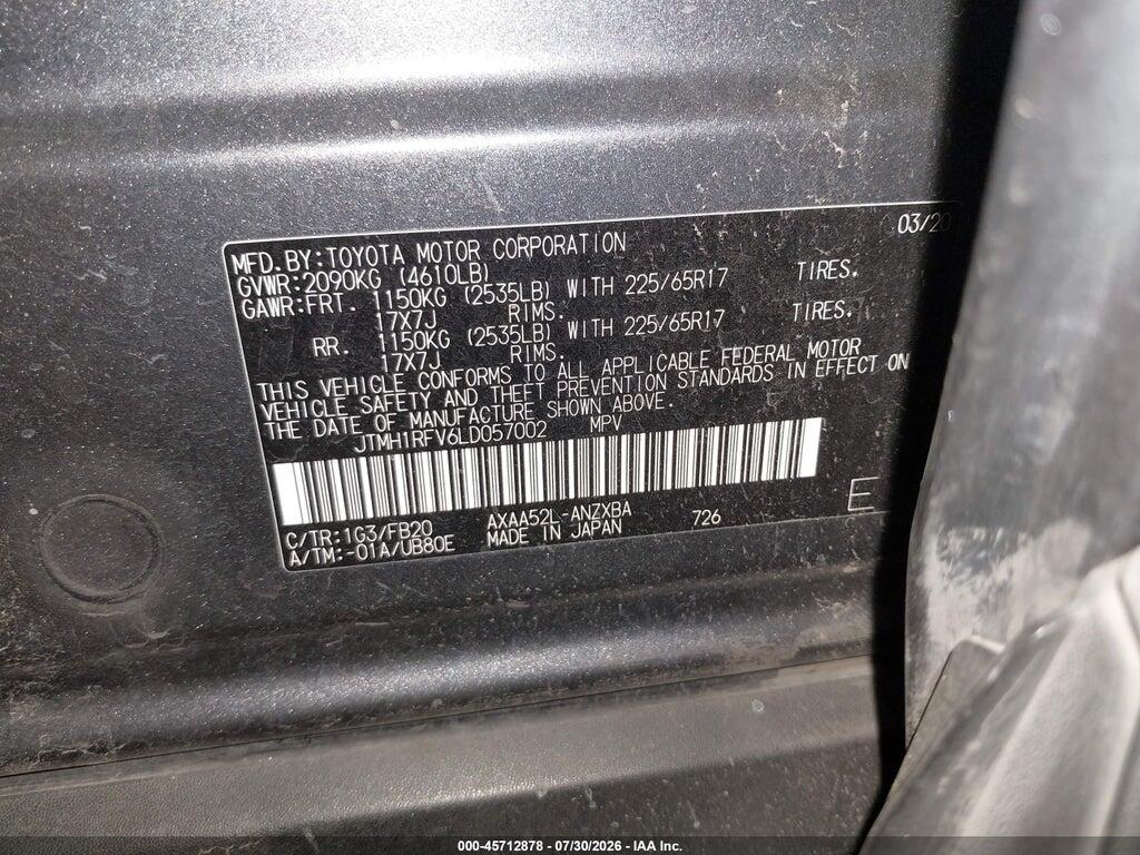 JTMH1RFV6LD057002 2020 TOYOTA RAV4 photo no. 9