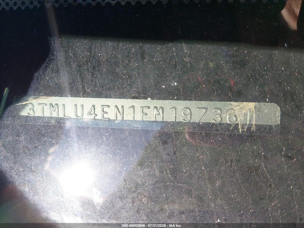 3TMLU4EN1FM197361 2015 TOYOTA TACOMA photo no. 9