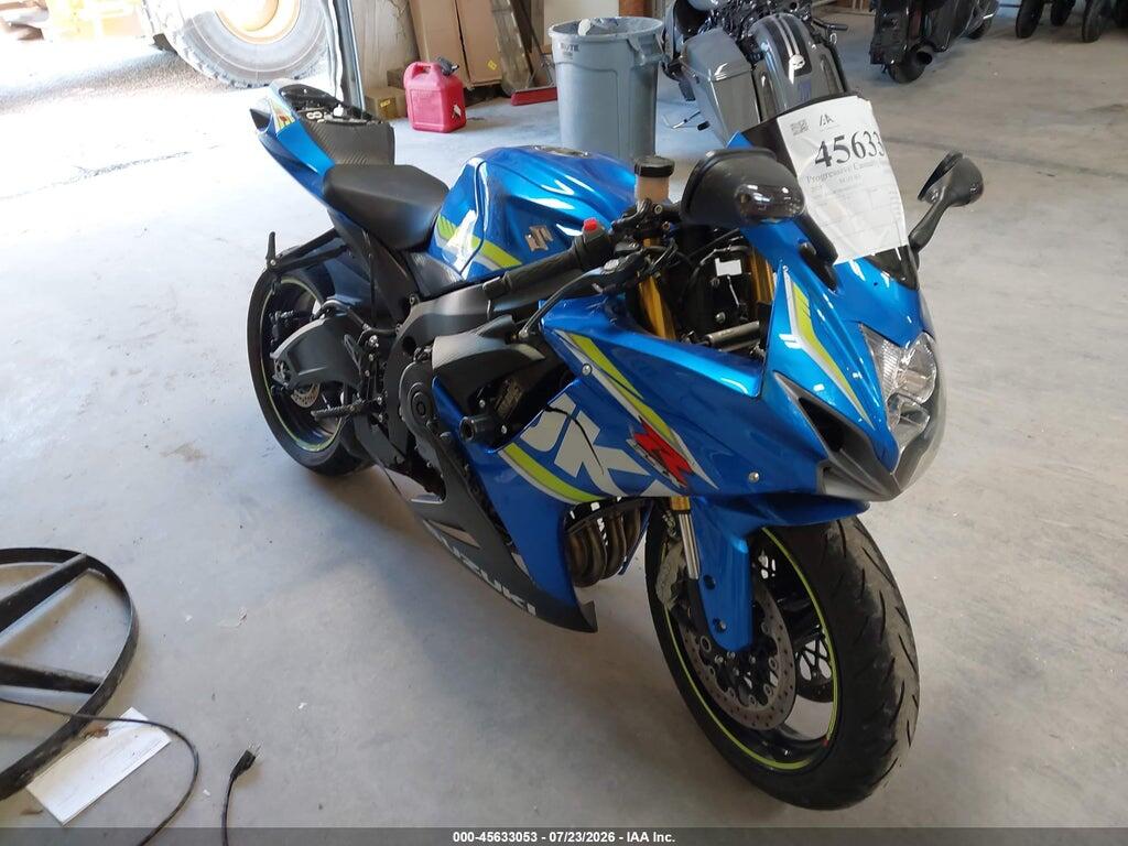 2018 SUZUKI GSX-R750 JS1GR7MA6J2101172