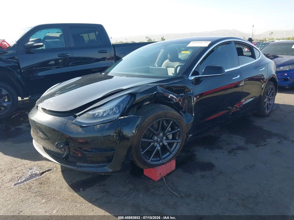 5YJ3E1EA7JF172356 2018 TESLA MODEL 3 photo no. 2