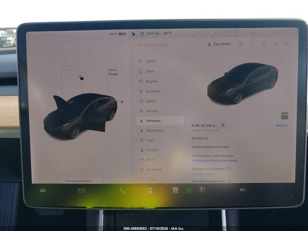 5YJ3E1EA7JF172356 2018 TESLA MODEL 3 photo no. 7