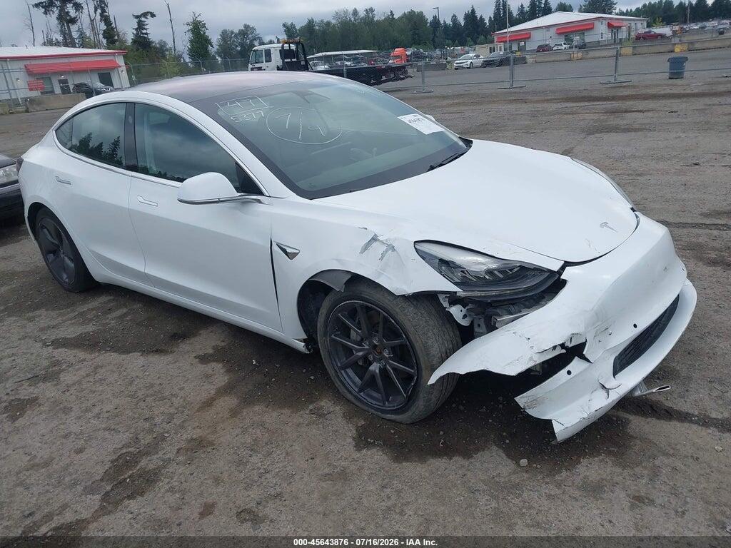 5YJ3E1EB6JF085377 2018 TESLA MODEL 3 photo no. 1