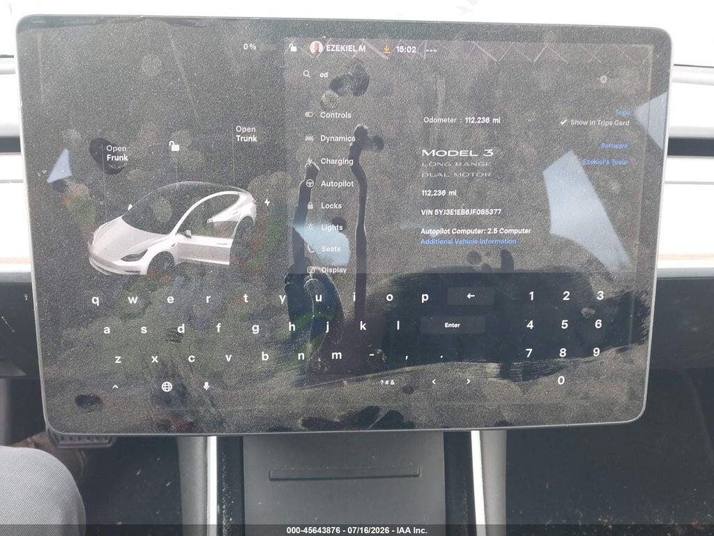 5YJ3E1EB6JF085377 2018 TESLA MODEL 3 photo no. 7
