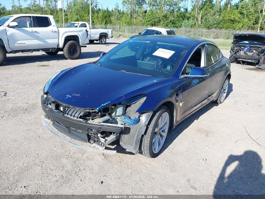 5YJ3E1EB7JF088157 2018 TESLA MODEL 3 photo no. 2
