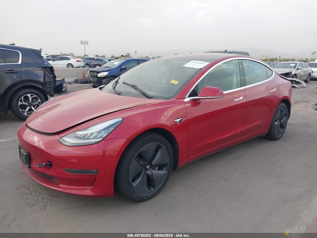 5YJ3E1EB7JF090054 2018 TESLA MODEL 3 photo no. 2