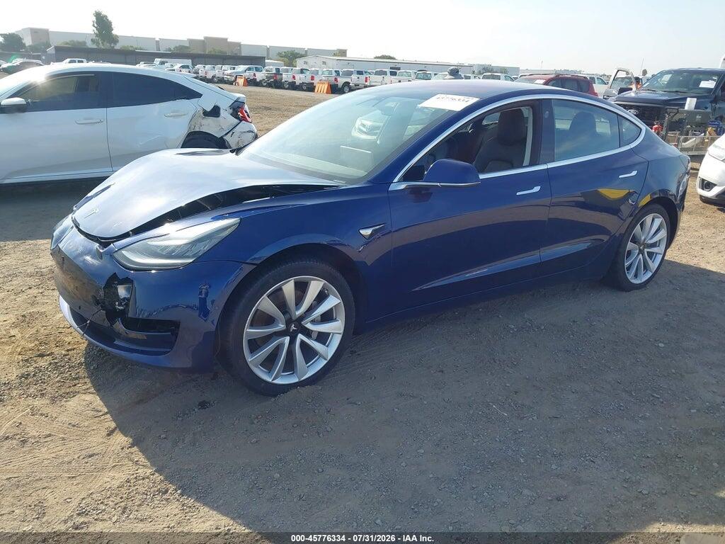 5YJ3E1EA9JF020403 2018 TESLA MODEL 3 photo no. 2