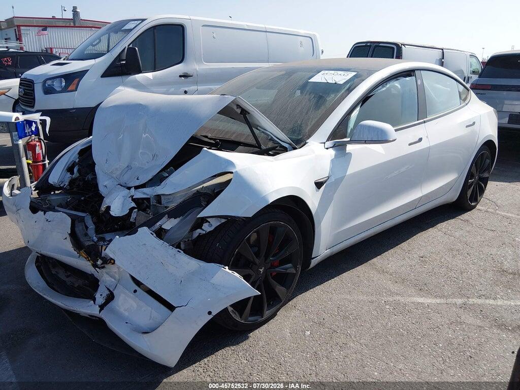 5YJ3E1EB6JF072757 2018 TESLA MODEL 3 photo no. 2