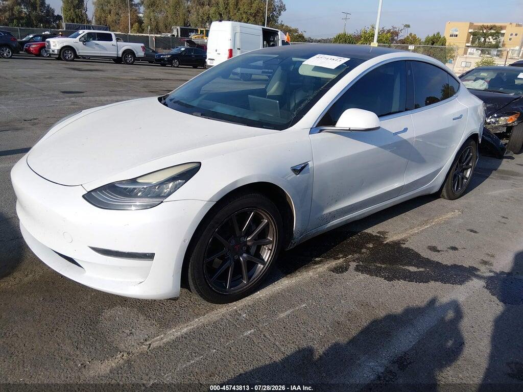 5YJ3E1EA2JF053002 2018 TESLA MODEL 3 photo no. 2