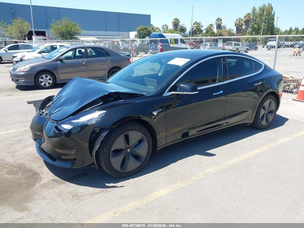 5YJ3E1EB8JF084599 2018 TESLA MODEL 3 photo no. 2