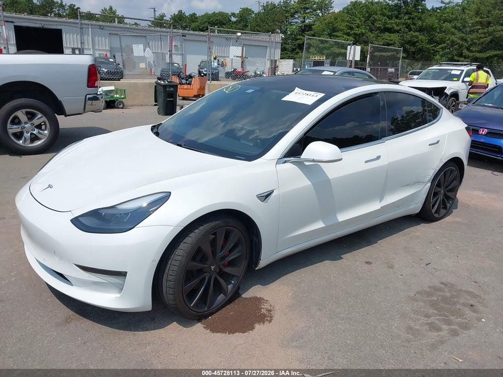 5YJ3E1EB0JF106501 2018 TESLA MODEL 3 photo no. 2