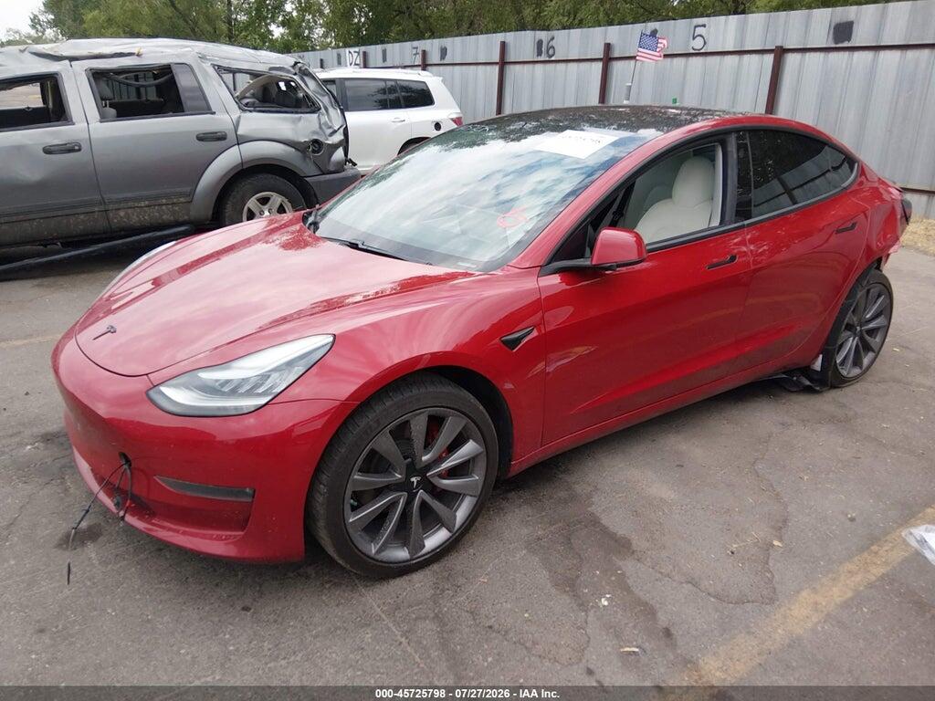5YJ3E1EB8JF135261 2018 TESLA MODEL 3 photo no. 2