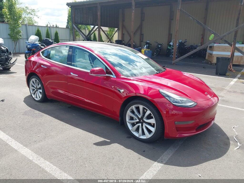 5YJ3E1EB6JF097450 2018 TESLA MODEL 3 photo no. 1