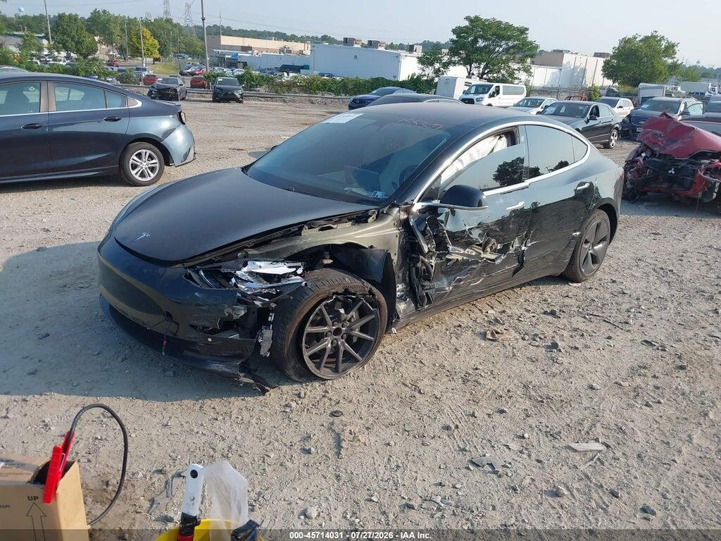 5YJ3E1EA8JF155307 2018 TESLA MODEL 3 photo no. 2