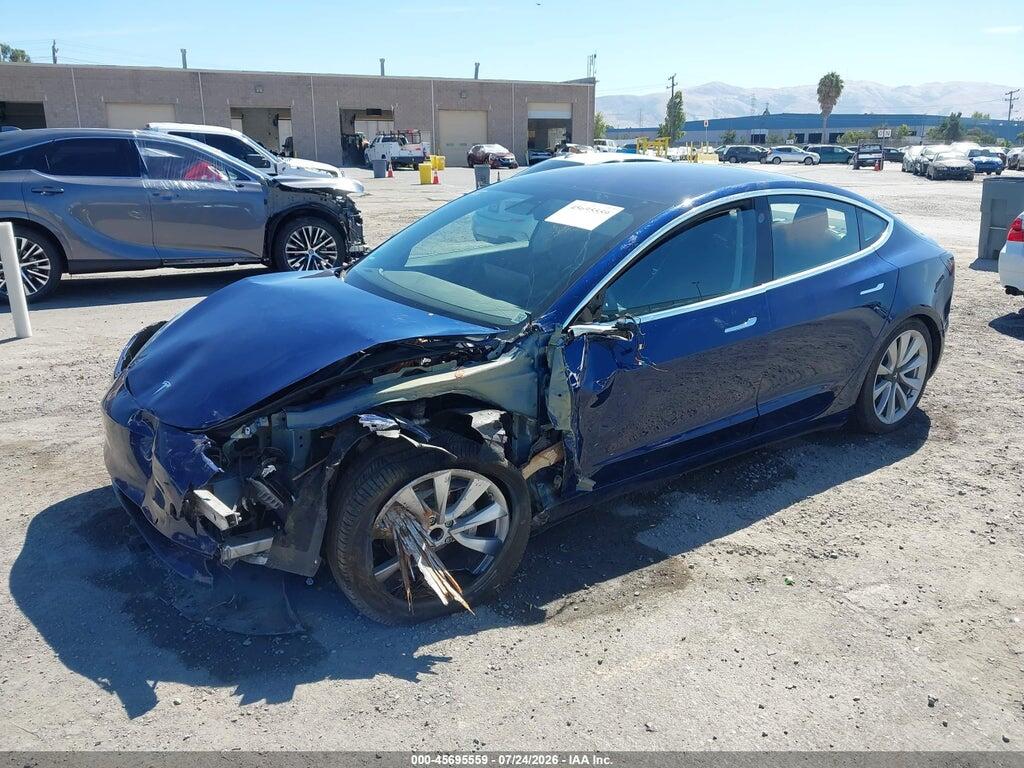 5YJ3E1EA4JF049159 2018 TESLA MODEL 3 photo no. 2