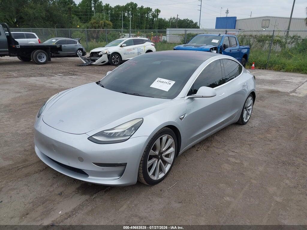 5YJ3E1EA6JF048448 2018 TESLA MODEL 3 photo no. 2