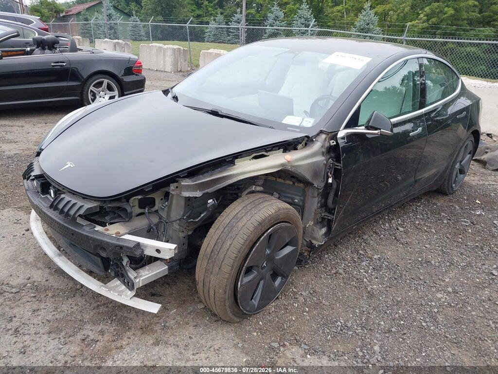 5YJ3E1EB4JF112897 2018 TESLA MODEL 3 photo no. 2