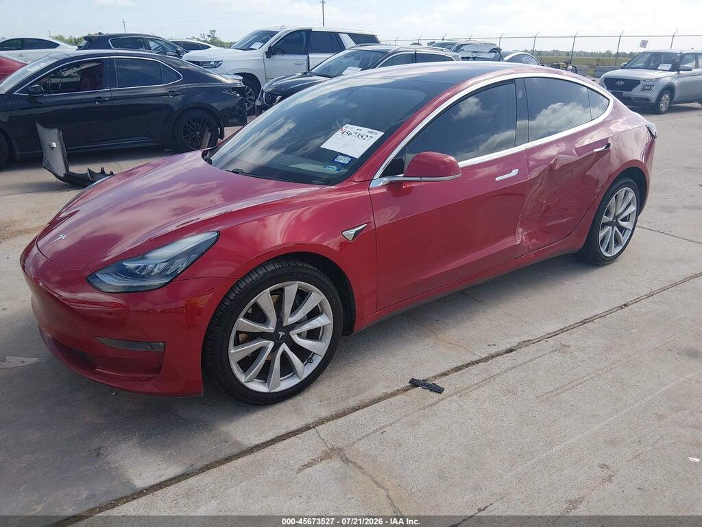 5YJ3E1EA3JF163685 2018 TESLA MODEL 3 photo no. 2