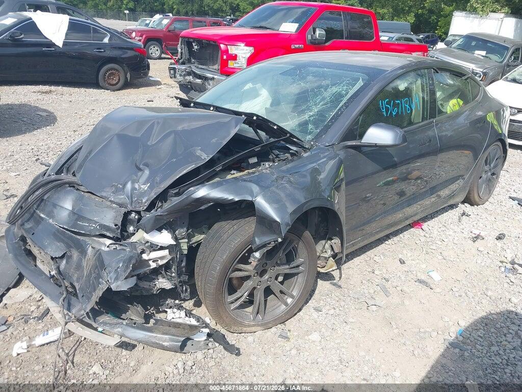 5YJ3E1EA8JF123814 2018 TESLA MODEL 3 photo no. 2