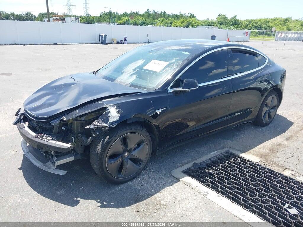 5YJ3E1EA0JF157231 2018 TESLA MODEL 3 photo no. 2