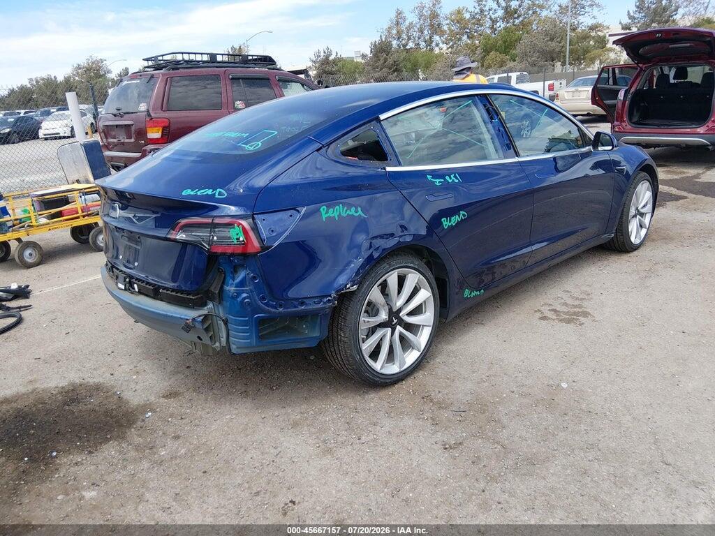 5YJ3E1EA4JF033382 2018 TESLA MODEL 3 photo no. 4