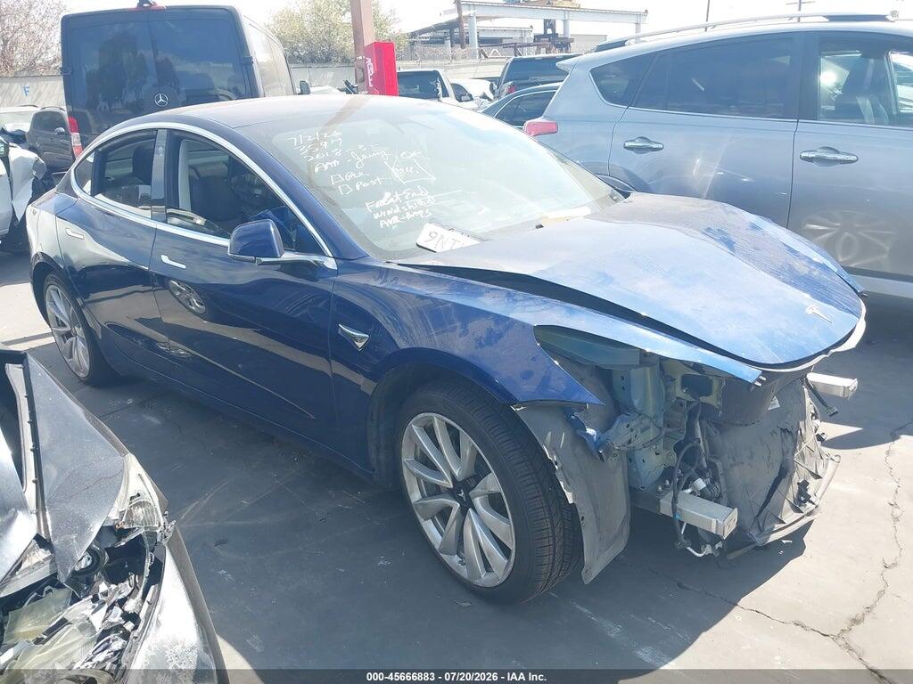 5YJ3E1EAXJF076351 2018 TESLA MODEL 3 photo no. 1
