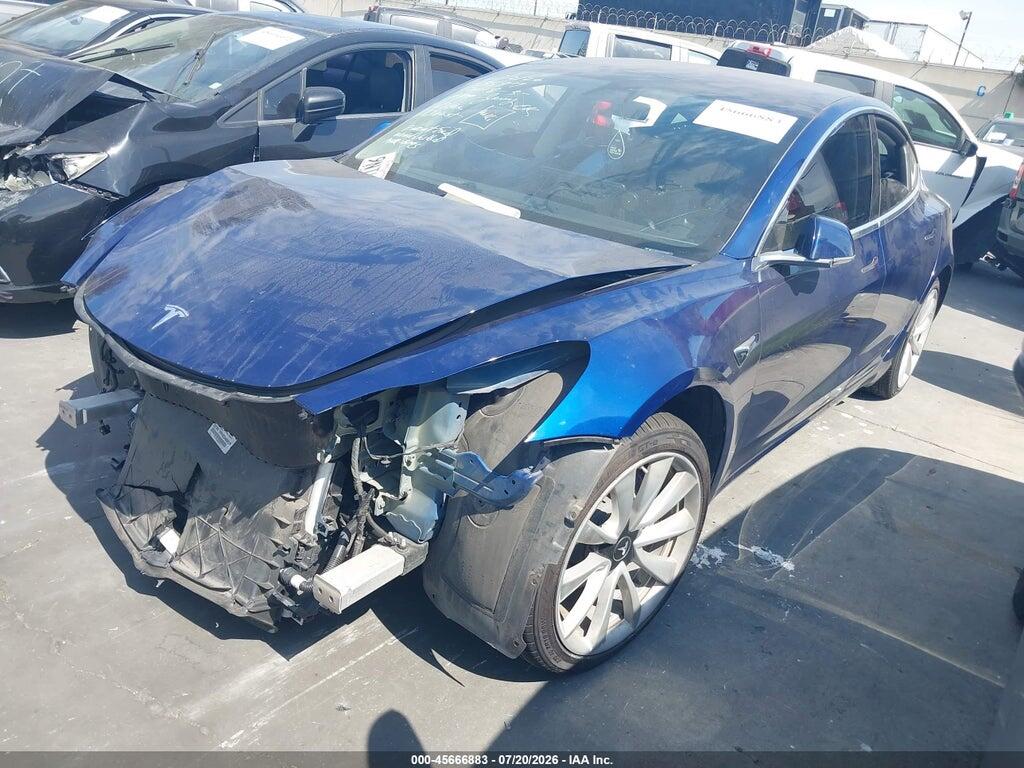 5YJ3E1EAXJF076351 2018 TESLA MODEL 3 photo no. 2