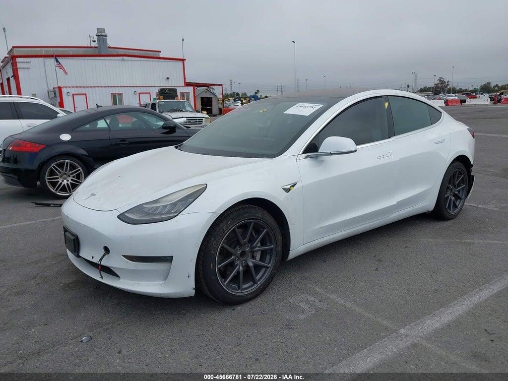 5YJ3E1EA3JF040677 2018 TESLA MODEL 3 photo no. 2