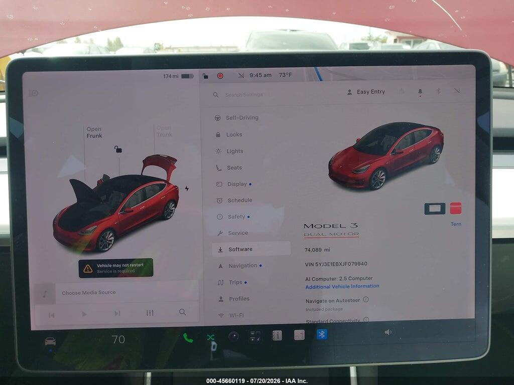 5YJ3E1EBXJF079940 2018 TESLA MODEL 3 photo no. 7