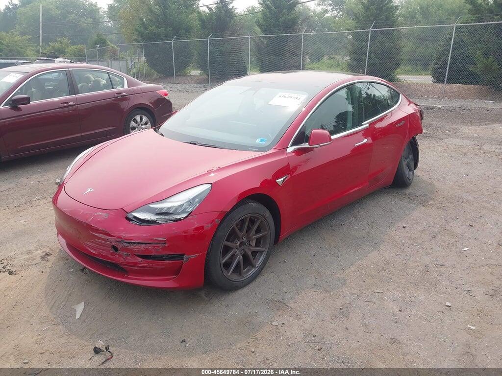 5YJ3E1EA6JF122970 2018 TESLA MODEL 3 photo no. 2