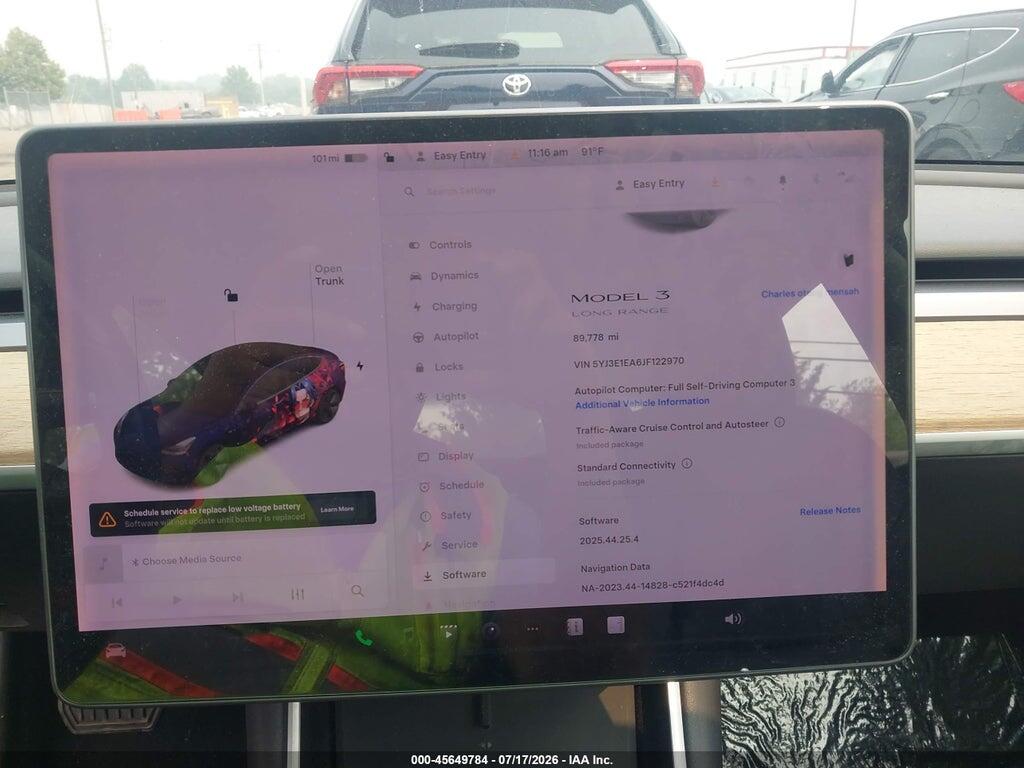 5YJ3E1EA6JF122970 2018 TESLA MODEL 3 photo no. 7