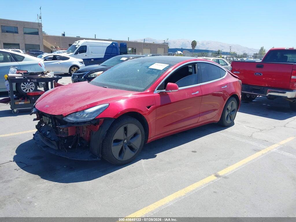 5YJ3E1EA0JF002968 2018 TESLA MODEL 3 photo no. 2
