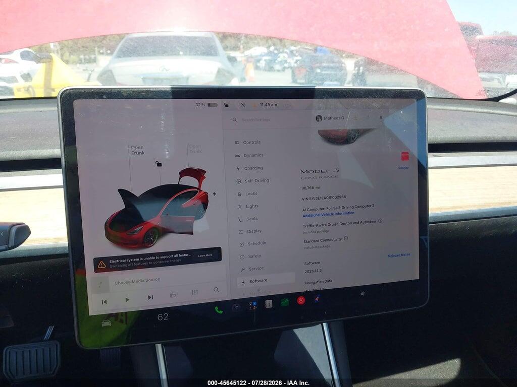 5YJ3E1EA0JF002968 2018 TESLA MODEL 3 photo no. 7