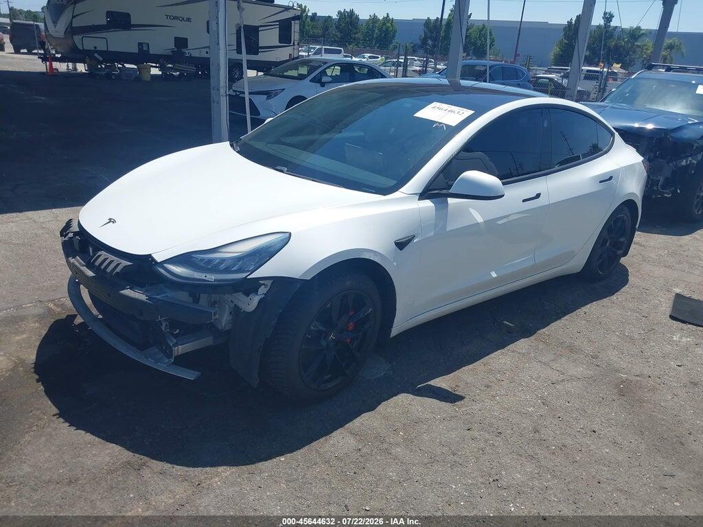 5YJ3E1EB0JF106563 2018 TESLA MODEL 3 photo no. 2