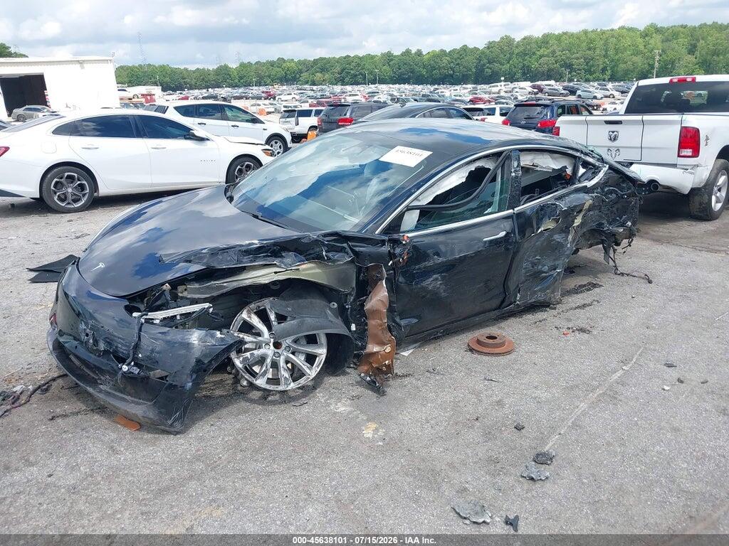 5YJ3E1EA1JF171249 2018 TESLA MODEL 3 photo no. 2