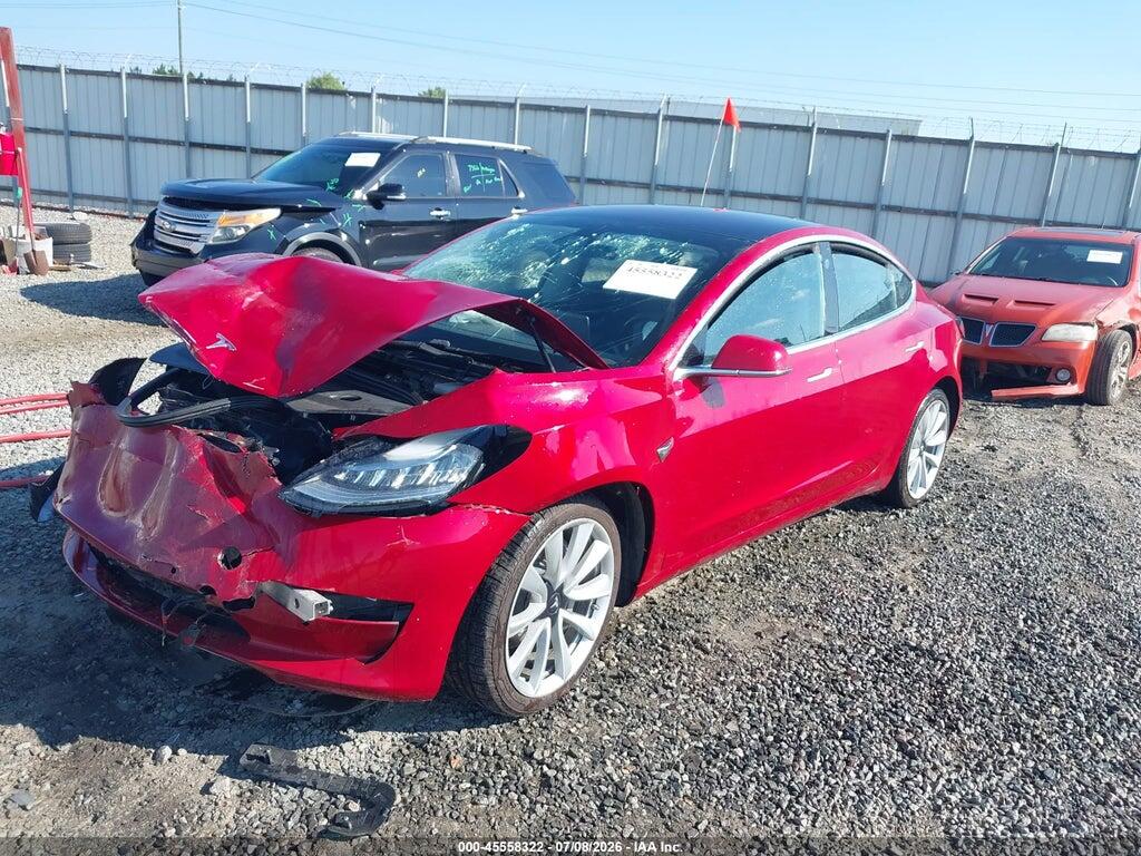5YJ3E1EAXJF053359 2018 TESLA MODEL 3 photo no. 2
