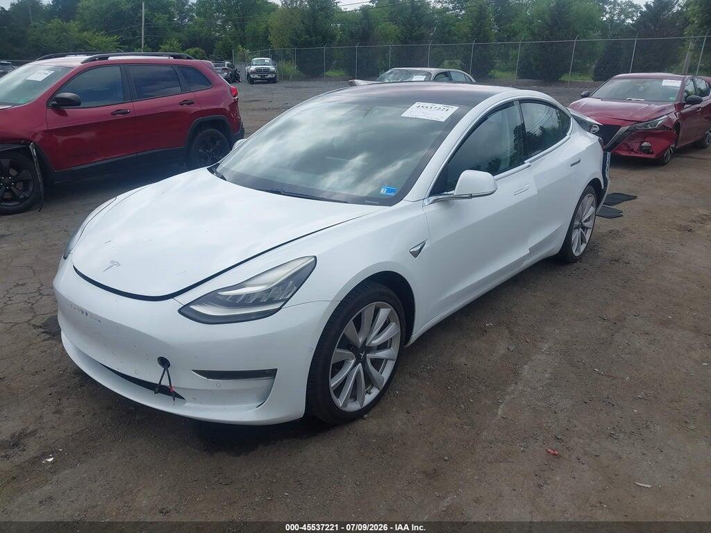 5YJ3E1EA1JF060488 2018 TESLA MODEL 3 photo no. 2