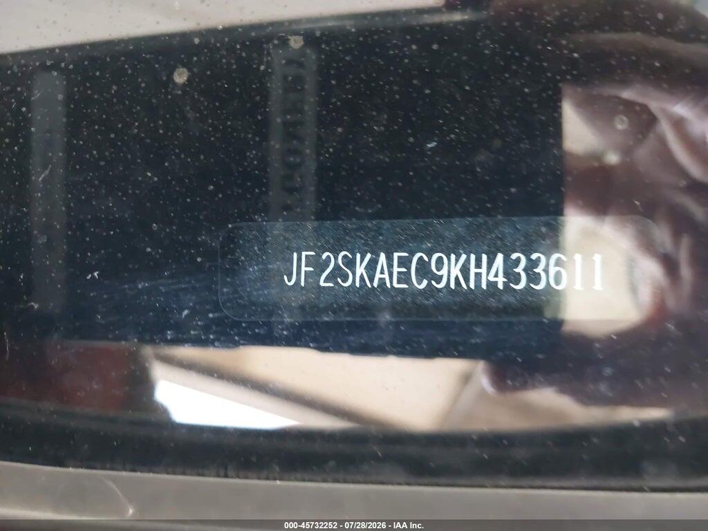 JF2SKAEC9KH433611 2019 SUBARU FORESTER photo no. 9