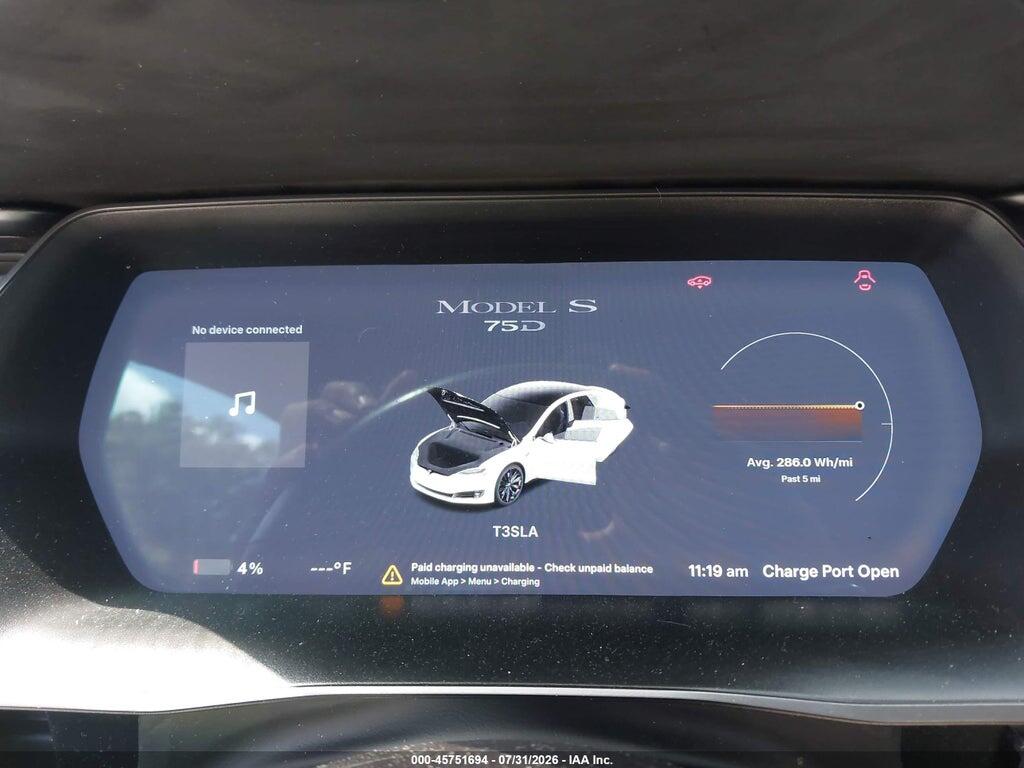 5YJSA1E2XJF296718 2018 TESLA MODEL S photo no. 7